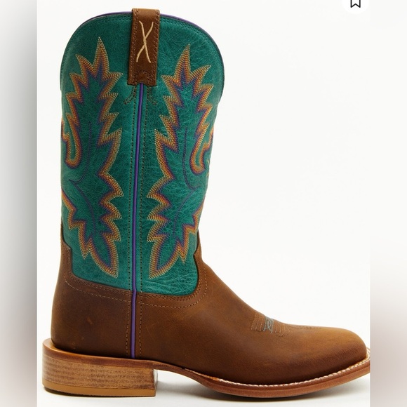 TWISTED X WOMEN'S 11" TECH X WESTERN BOOTS - BROAD SQUARE TOE Sz 7.5 - Picture 16 of 16
